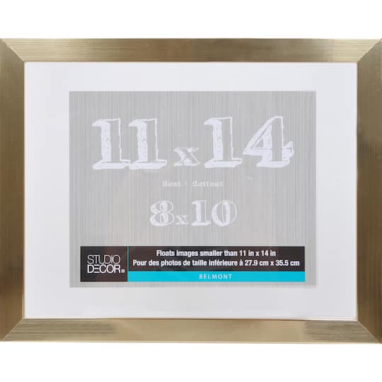Gold Belmont Float Frame by Studio Décor